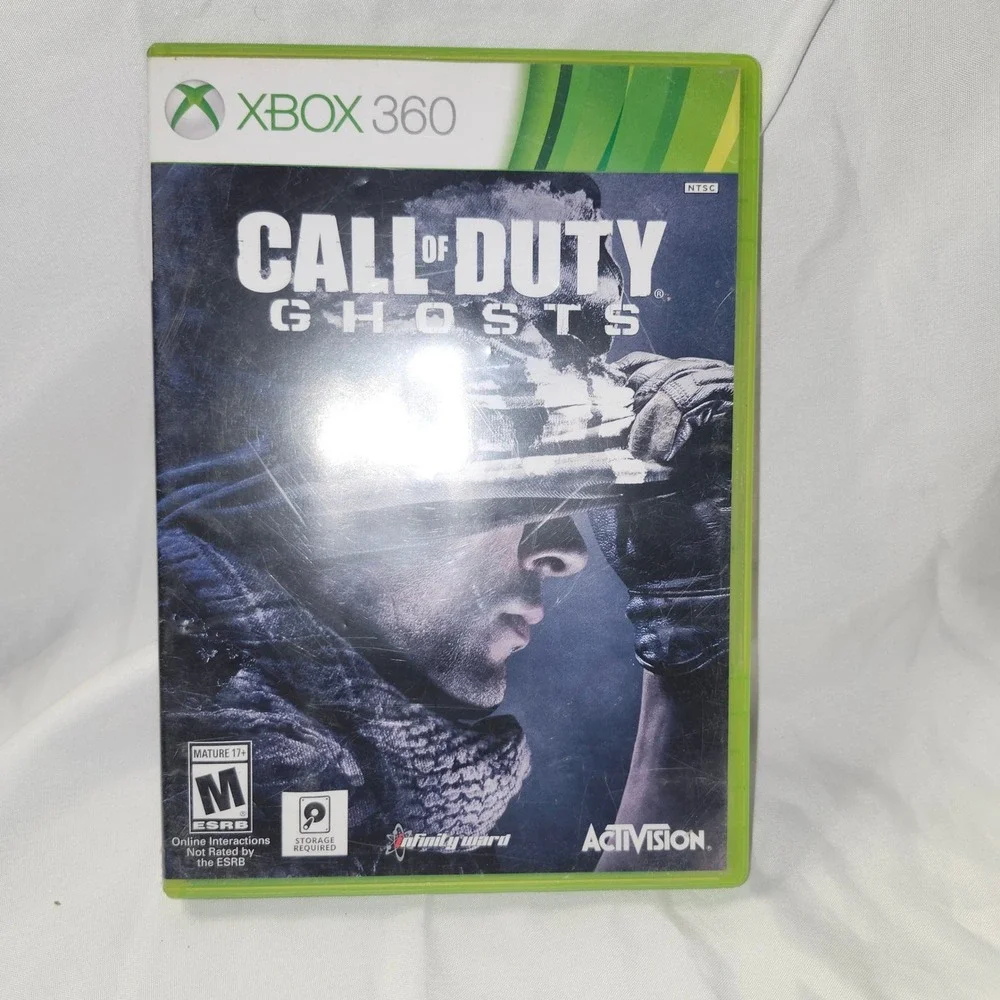 Call of Duty Ghosts Xbox 360 Activision 2-Disc Set First Person Shooter FPS 2013